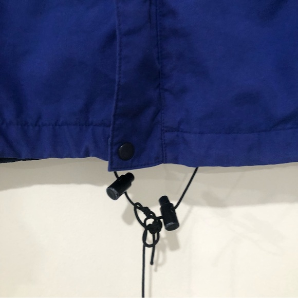 PATAGONIA MEN’S VTG BLUE PURPLE ZIP UP JACKET PACK AWSY HOODIE SMALL - Picture 9 of 16